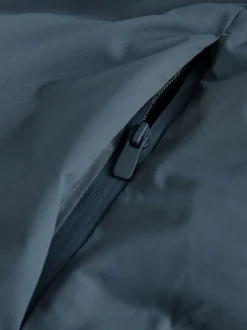 Blue ThermoGen Shower Resistant Puffer Jacket