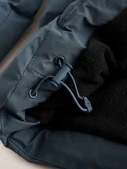 Blue ThermoGen Shower Resistant Puffer Jacket