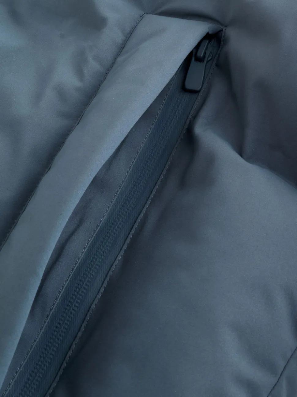 Blue ThermoGen Shower Resistant Puffer Jacket