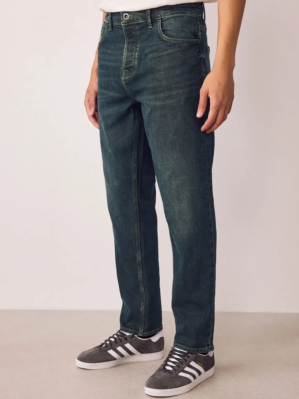Blue Tint Slim Fit Authentic Stretch Denim Jeans