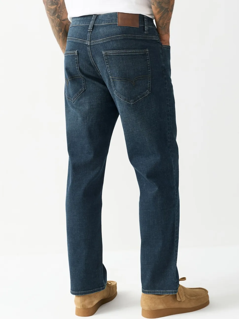 Blue Tint Straight Fit Motionflex Jeans