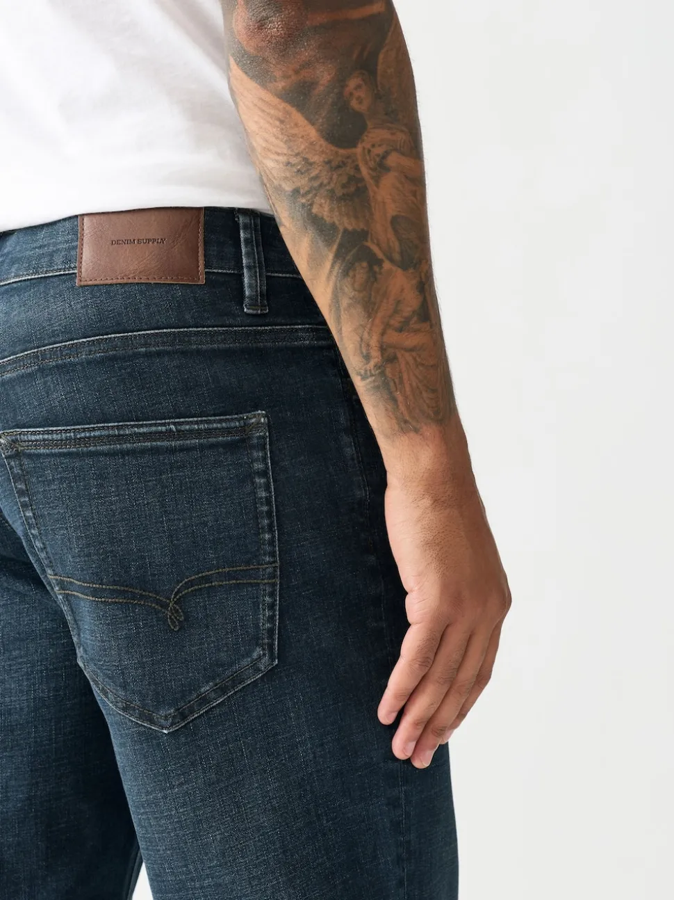 Blue Tint Straight Fit Motionflex Jeans