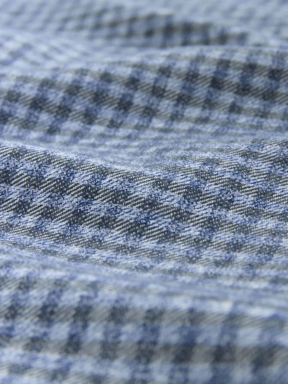Blue Twin Pocket Long Sleeve Check Shirt