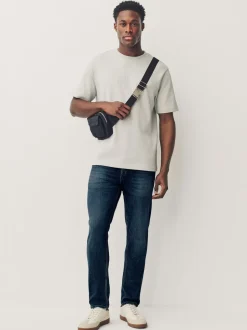 Blue Vintage Slim Fit Authentic Stretch Denim Jeans