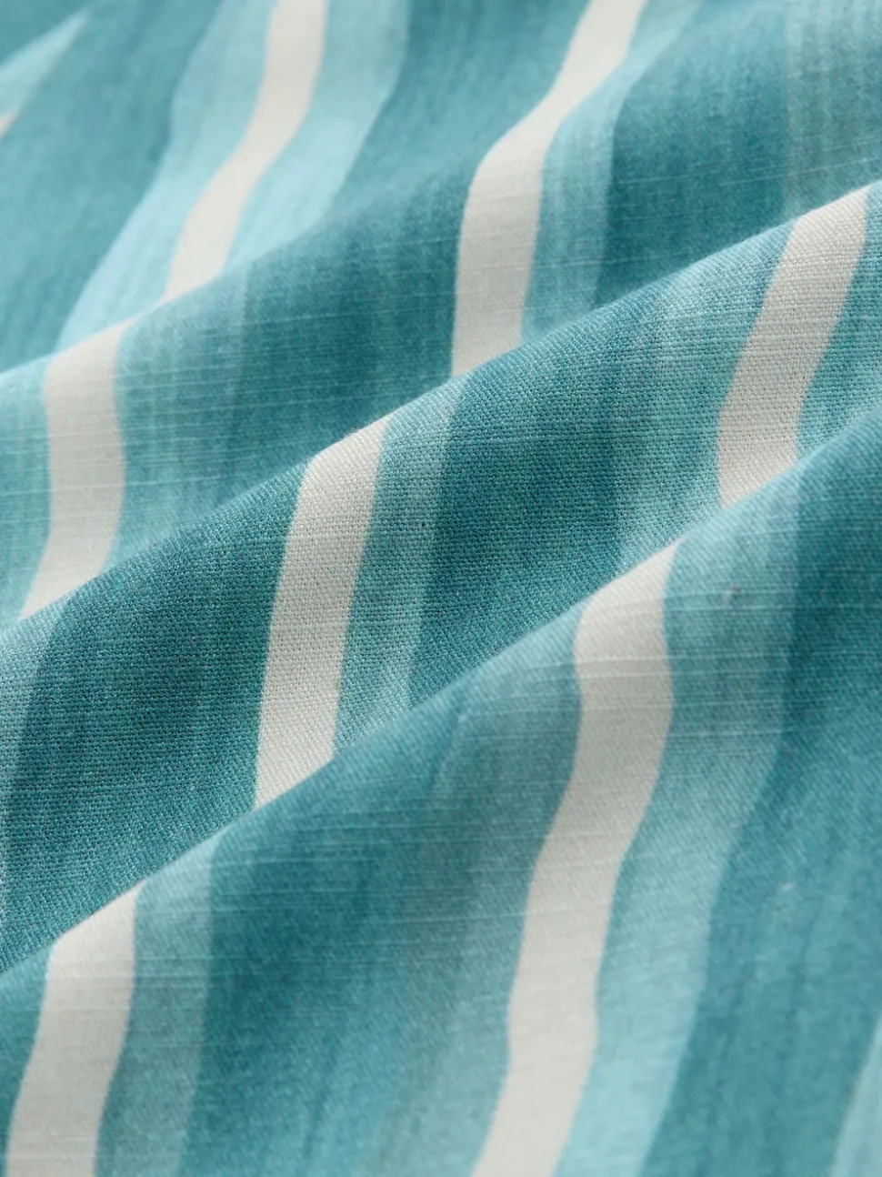 Blue Watercolour Stripe Short Sleeve Shirt