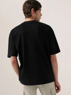 Blue/Black/Neutral Relaxed Fit Heavyweight T-Shirts 3 Pack