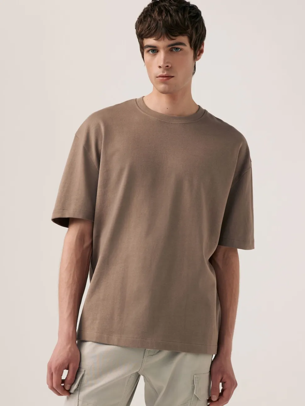 Blue/Black/Neutral Relaxed Fit Heavyweight T-Shirts 3 Pack