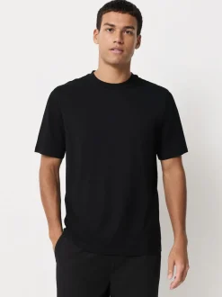 Blue/Black/Orange/Green/Grey/Ecru White Regular Fit Essential Cotton T-Shirts 6 Pack