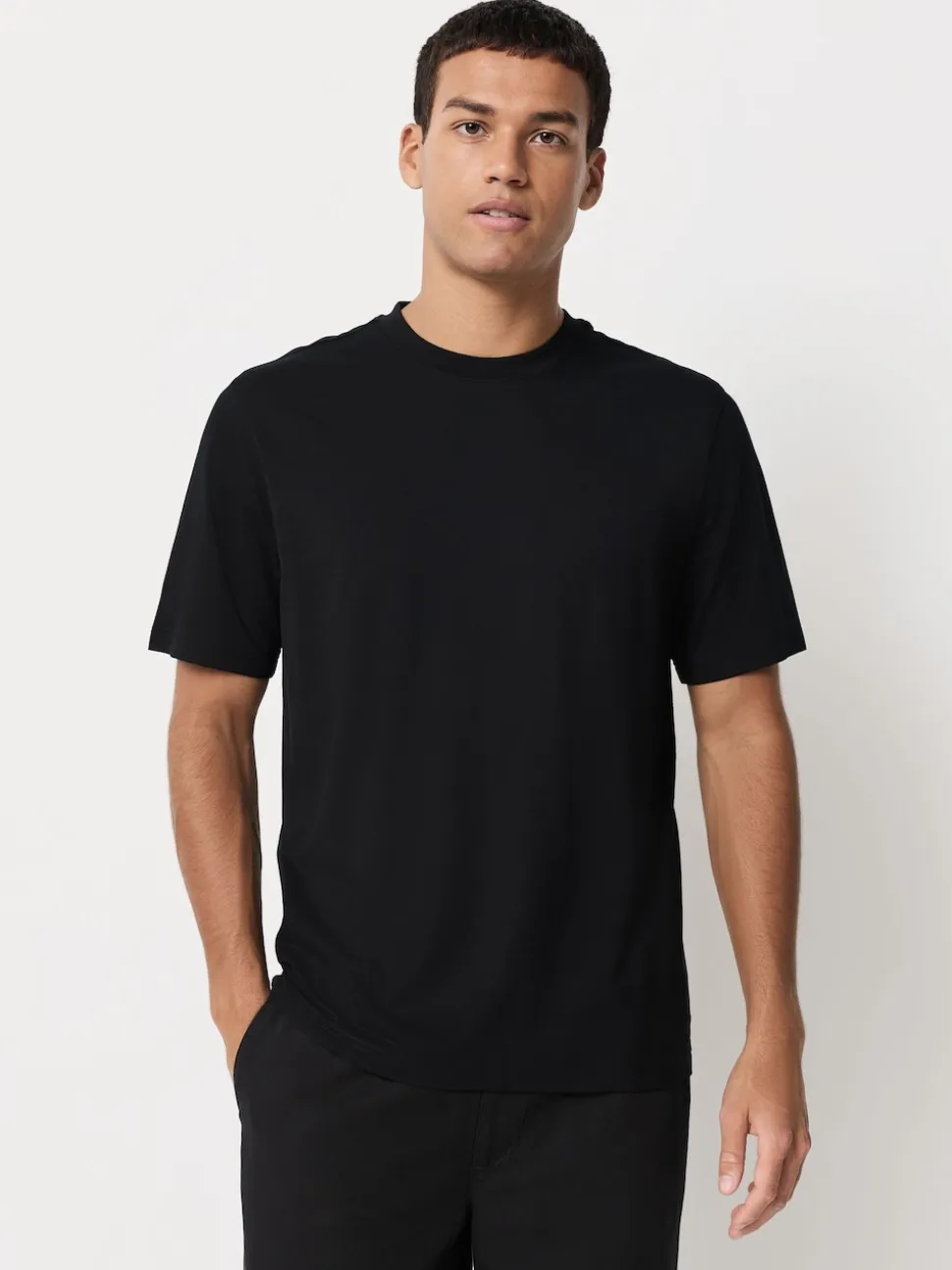 Blue/Black/Orange/Green/Grey/Ecru White Regular Fit Essential Cotton T-Shirts 6 Pack
