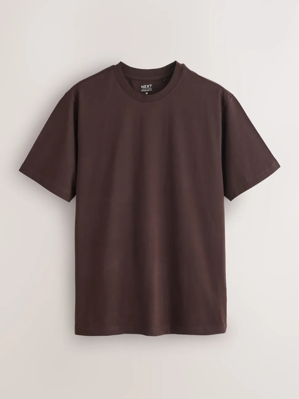 Blue/Green/Grey/Orange/White/Brown Regular Fit Essential Cotton T-Shirts 6 Pack
