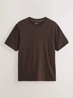 Blue/Green/Neutral/Brown Regular Fit T-Shirts 4 Pack