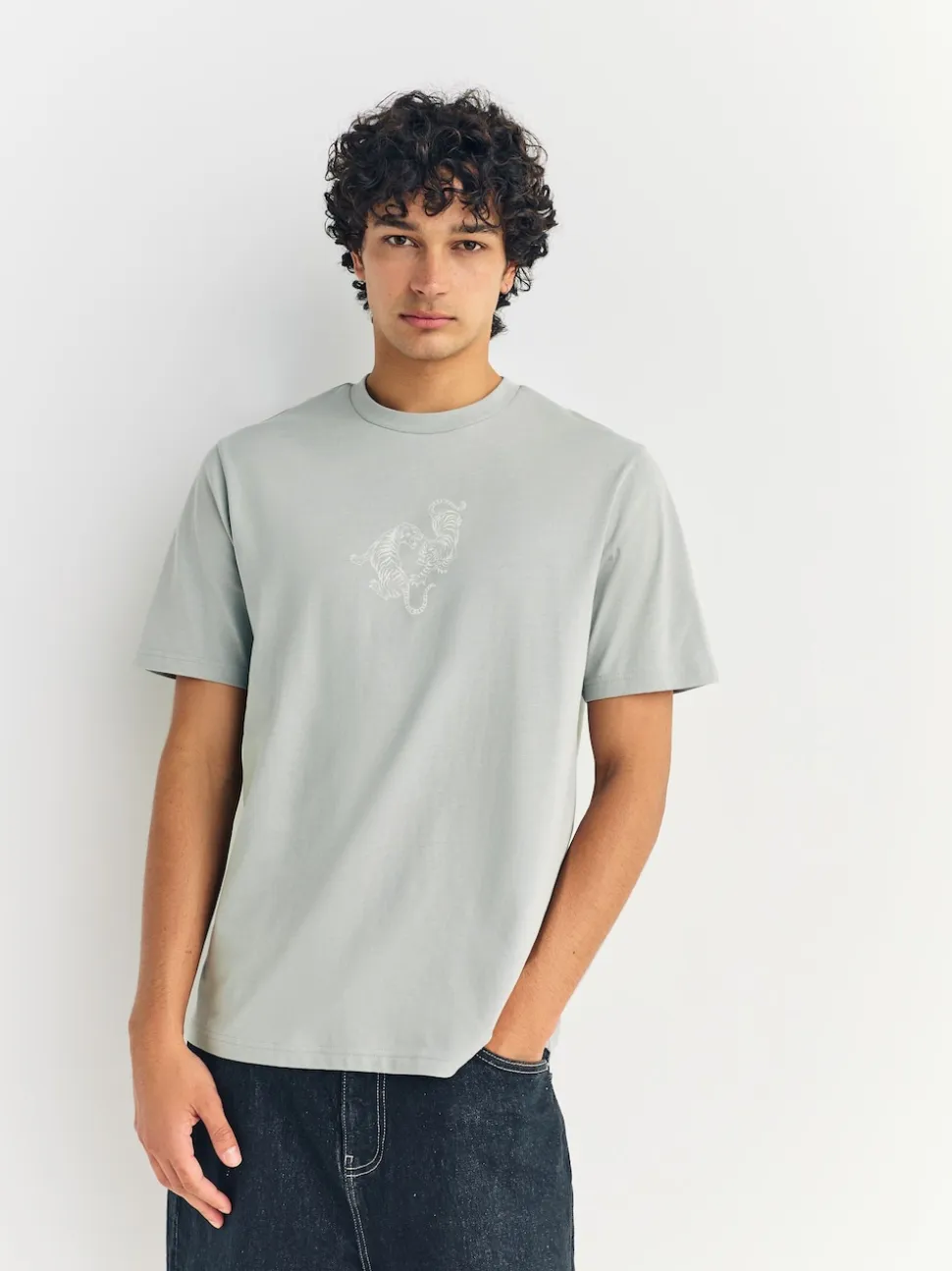Blue/Green/Pink Regular Fit Graphic Print T-Shirts 3 Pack