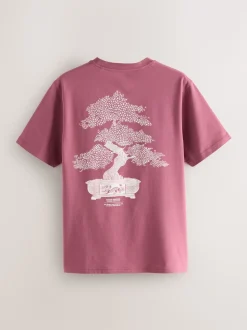 Blue/Green/Pink Regular Fit Graphic Print T-Shirts 3 Pack