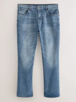 Blue/Grey Bootcut Classic Stretch Jeans