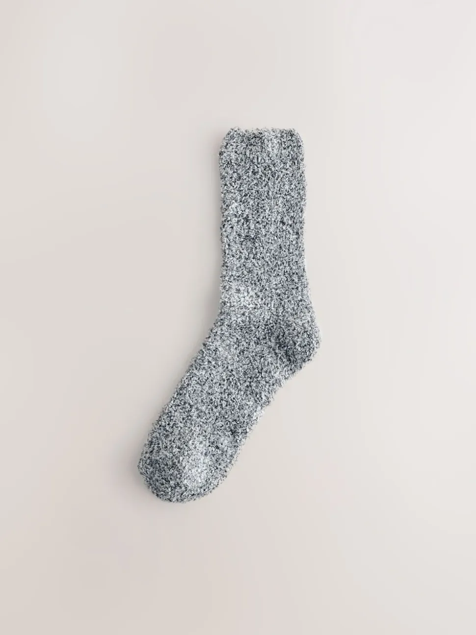 Blue/Grey Fluffy Socks 2 Pack