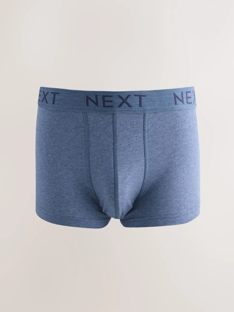 Blue/Grey Marl 10 pack Cotton Rich Blend Hipsters Boxers
