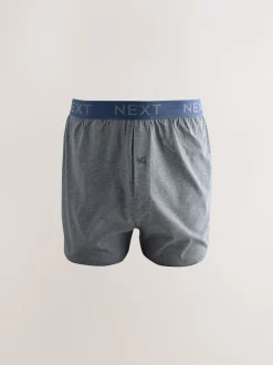 Blue/Grey Marl 10 pack Loose Fit Boxers