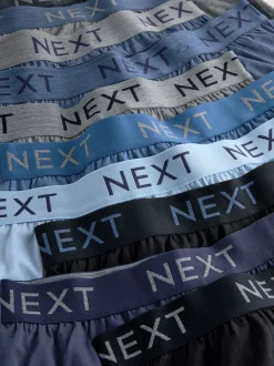 Blue/Grey Marl 10 pack Loose Fit Boxers
