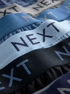 Blue/Grey Marl 10 pack Loose Fit Boxers
