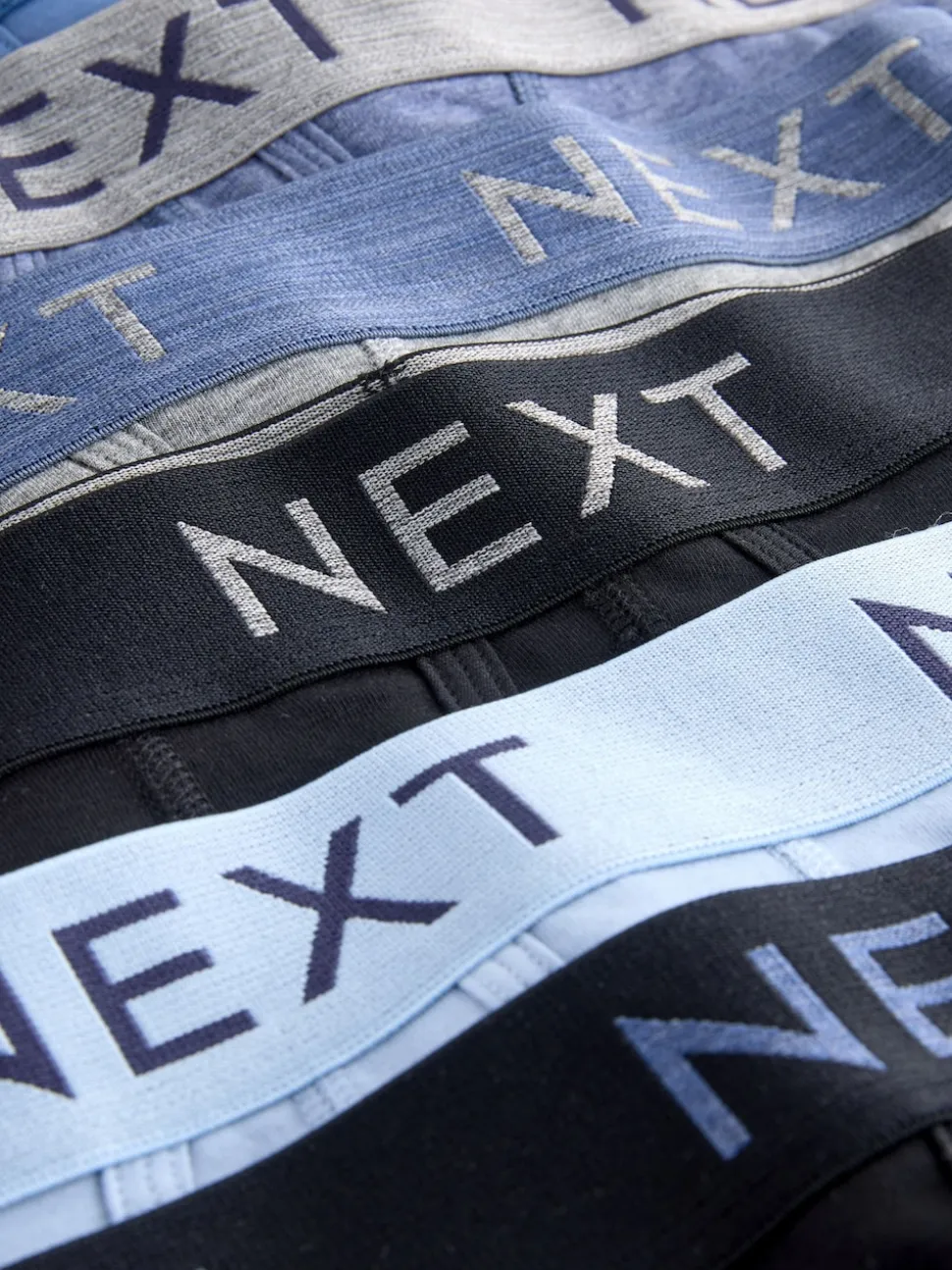 Blue/Grey Marl A-Front Boxers 10 Pack