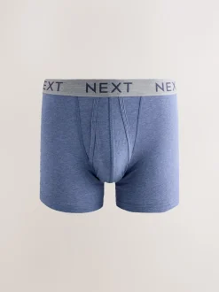 Blue/Grey Marl A-Front Boxers 10 Pack