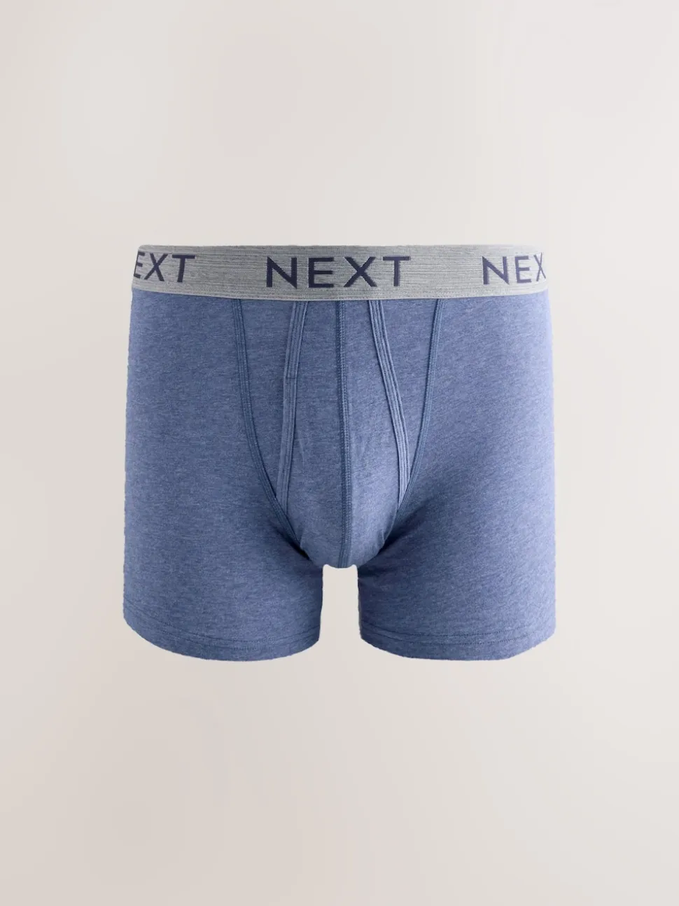 Blue/Grey Marl A-Front Boxers 10 Pack