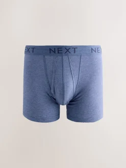 Blue/Grey Marl A-Front Boxers 10 Pack