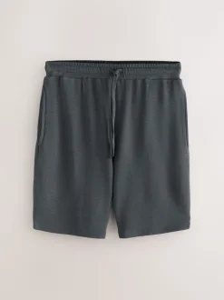 Blue/Grey Ottoman Ribbed Modal Shorts 3 Pack