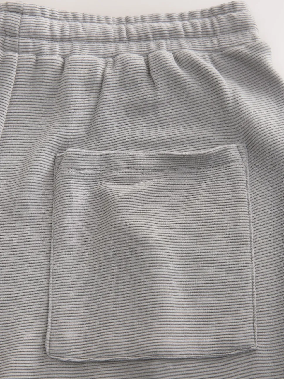 Blue/Grey Ottoman Ribbed Modal Shorts 3 Pack