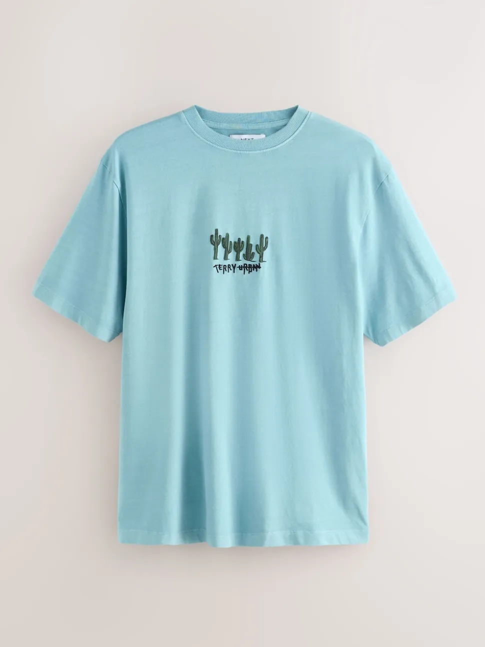 Blue/Grey Terry Urban Short Sleeve Jersey Pyjamas Set