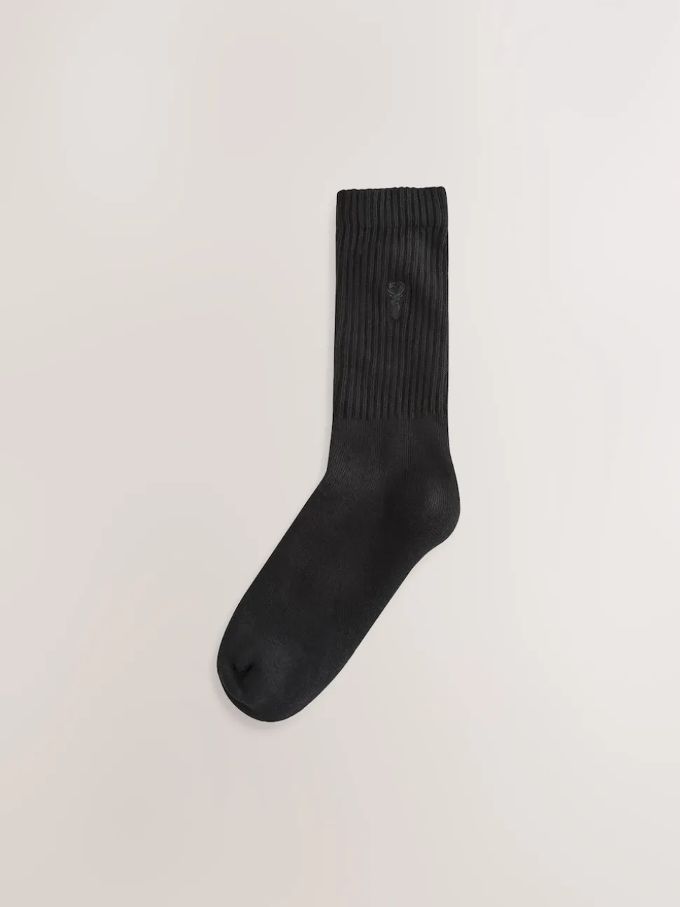 Blue/Grey Twisted Stag Embroidered Heavyweight Socks 10 Pack