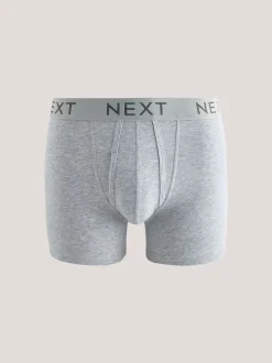 Blue/Grey/Black 5 Pack A-Front Cotton Rich Boxers