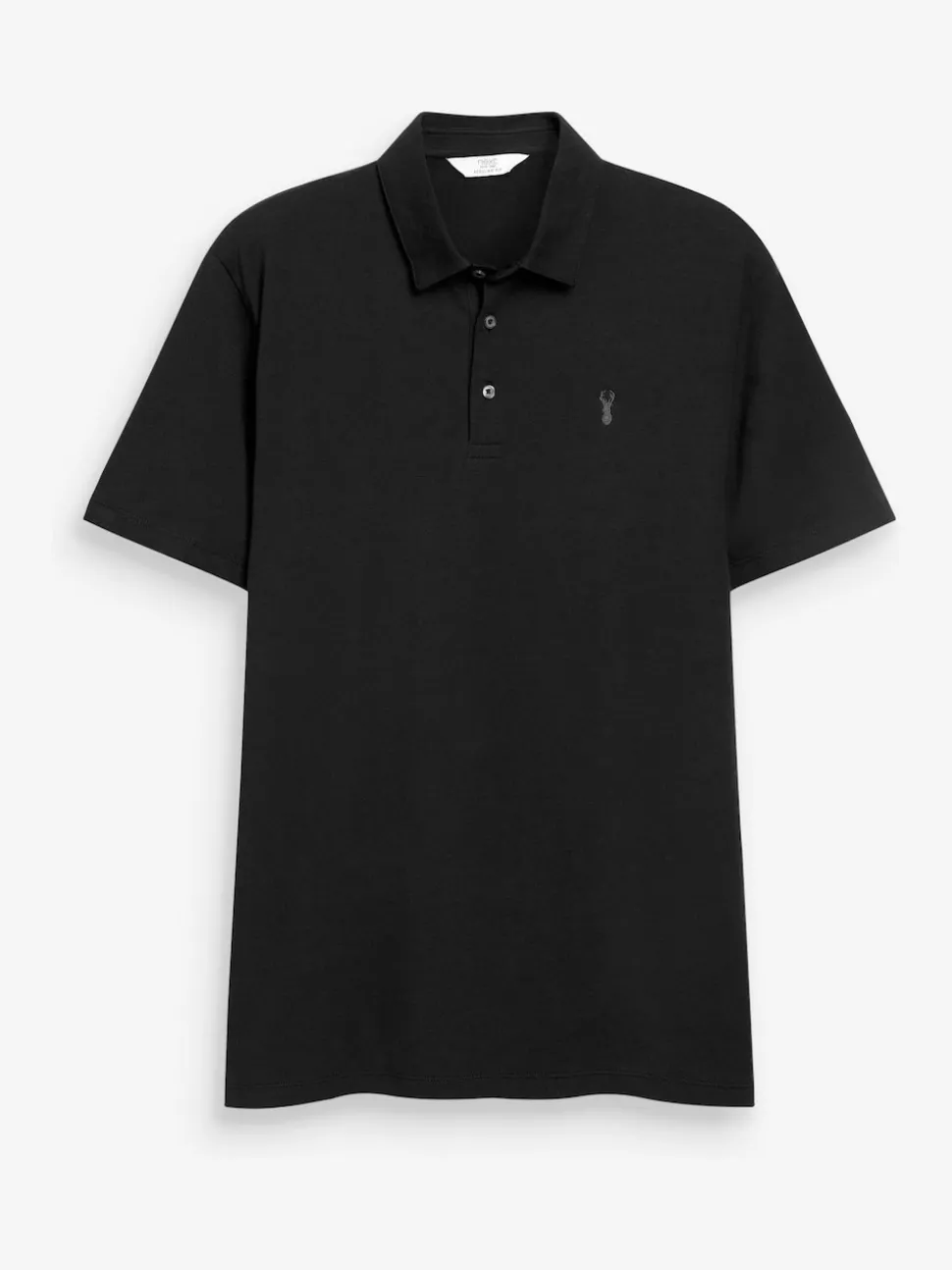 Blue/Grey/Black Plain Short Sleeve Jersey Polo Shirts 3 Pack