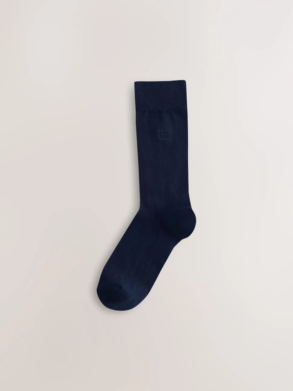 Blue/Grey/Green 8 Pack Embroidered Lasting Fresh Socks