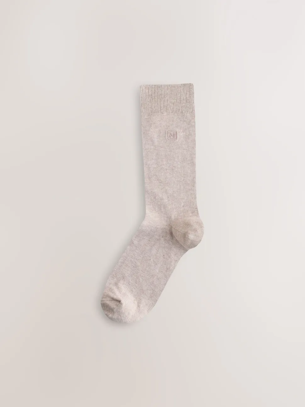 Blue/Grey/Green 8 Pack Embroidered Lasting Fresh Socks