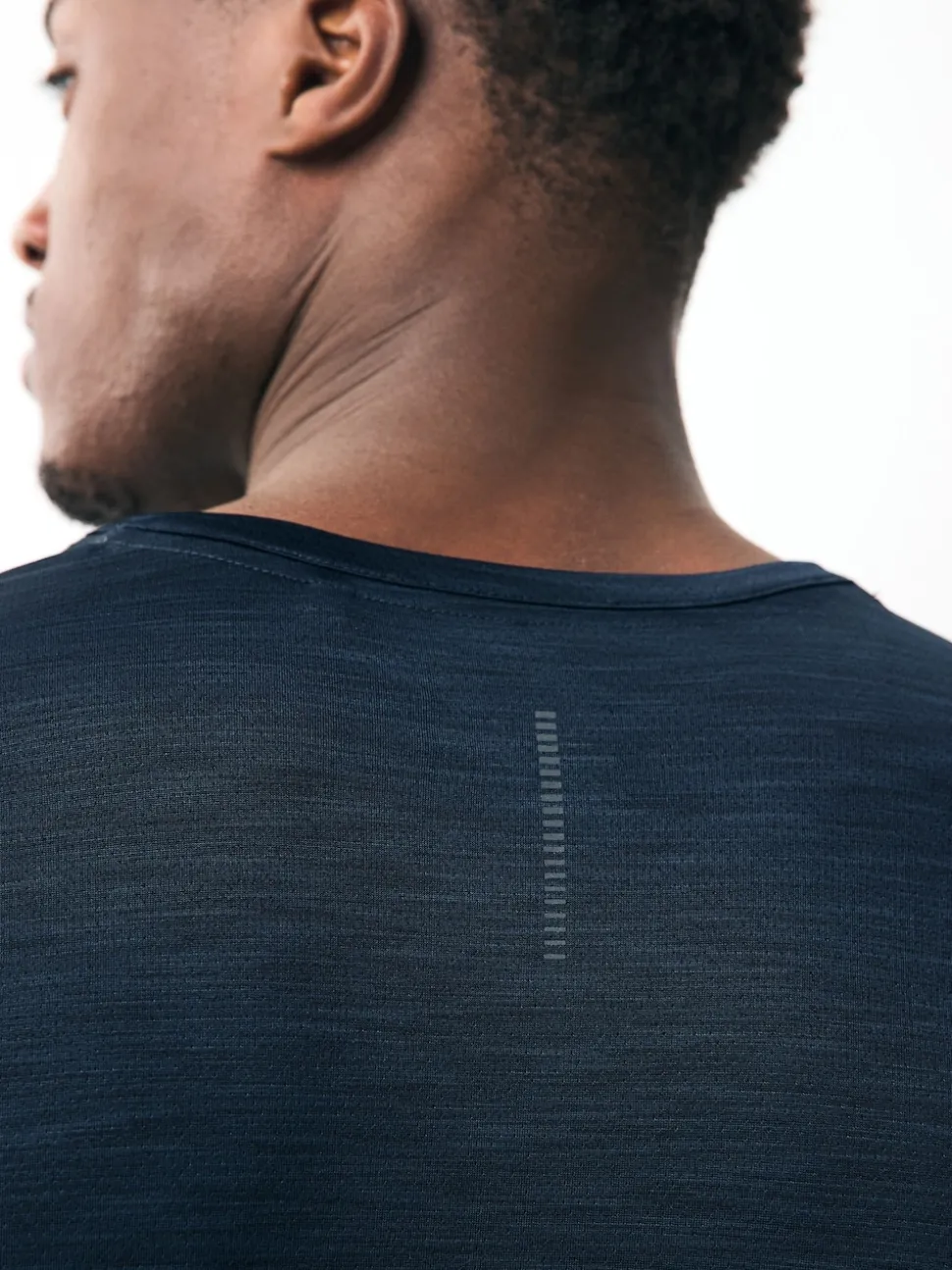 Blue/Navy Short Sleeve Tee Active Gym Training Top