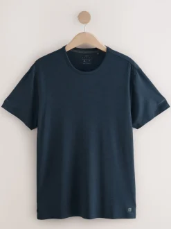 Blue/Navy Short Sleeve Tee Active Gym Training Top