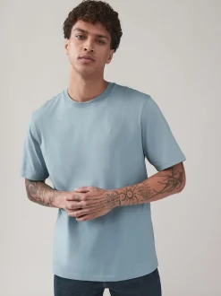 Blue/Navy/White/Steel Regular Fit T-Shirts 4 Pack