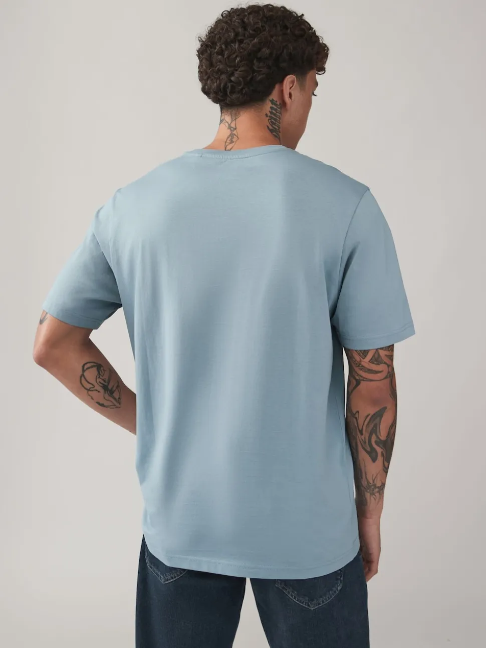 Blue/Navy/White/Steel Regular Fit T-Shirts 4 Pack