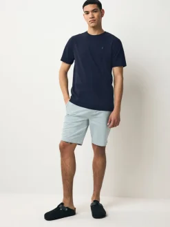 Blue/Navy/White/Steel Slim Fit T-Shirts 4 Pack
