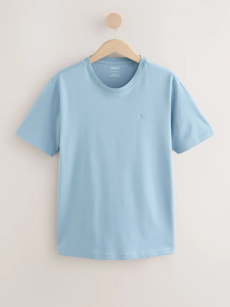 Blue/Navy/White/Steel Slim Fit T-Shirts 4 Pack