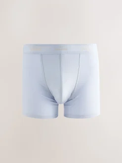 Blue/Neutral/Green Signature Cotton Rich Boxers 4 Pack