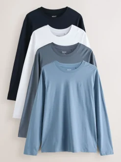 Blues Long Sleeve T-Shirts 4 Pack
