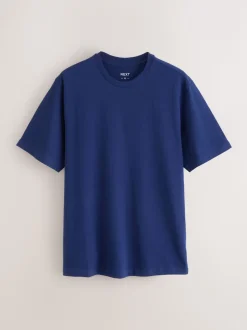 Blues Regular Fit Essential Cotton T-Shirts 6 Pack