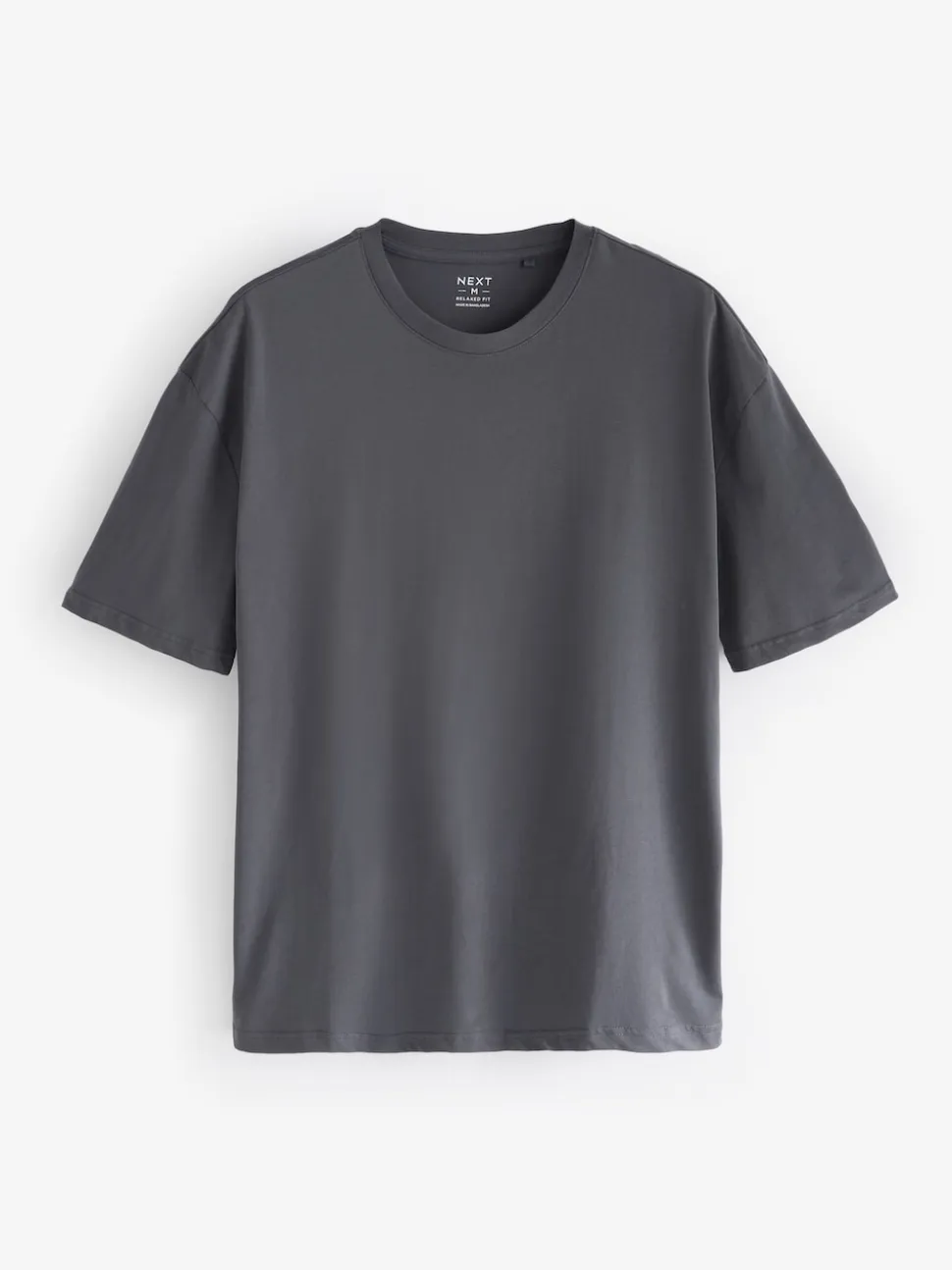 Blues/Green/Purple/Neutral Essential Cotton T-Shirts Relaxed Fit 5 Pack