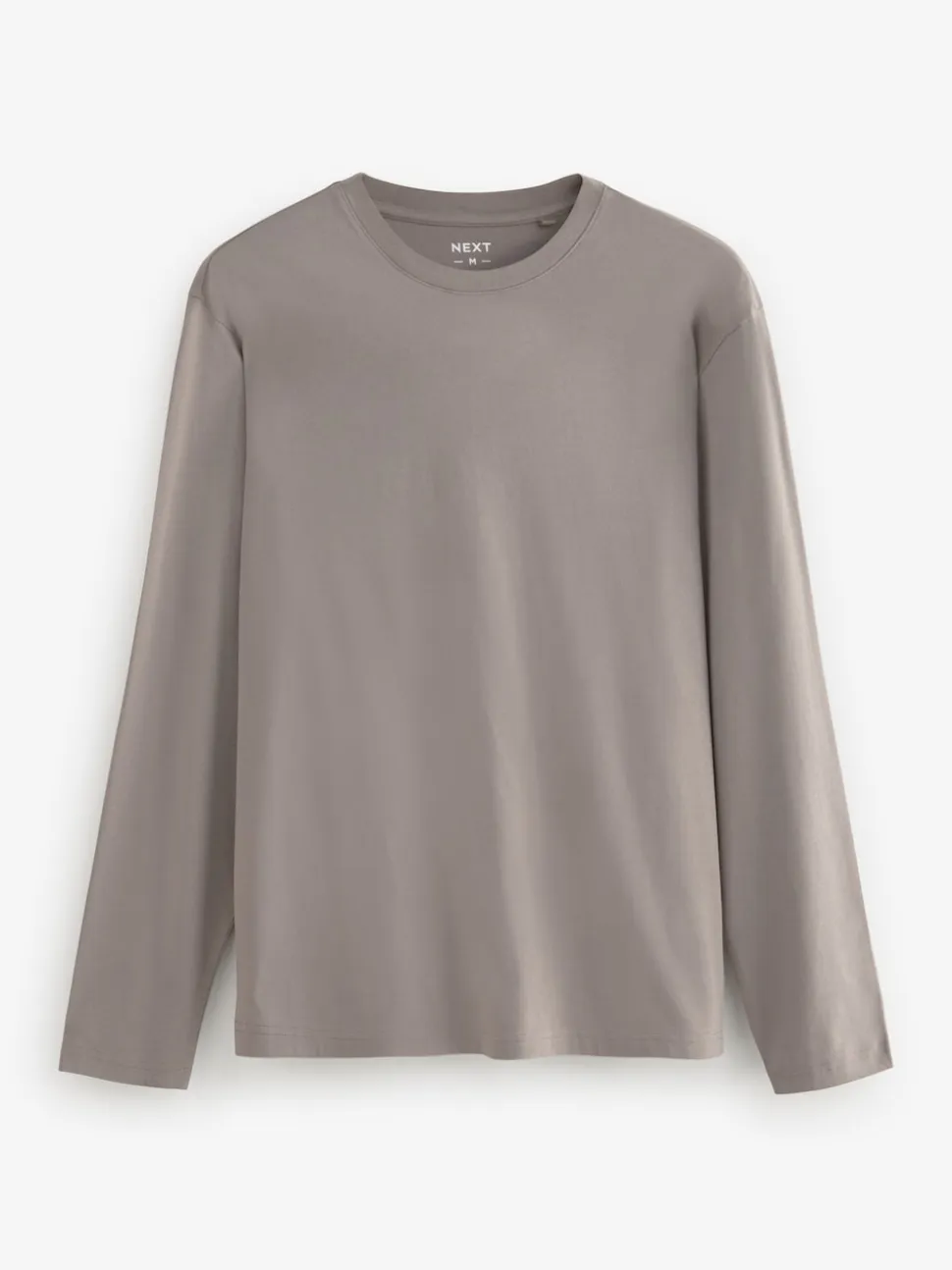 Blues/Grey/Neutrals Regular Fit Regular Fit Long Sleeve 100% Cotton T-Shirts 5 Pack