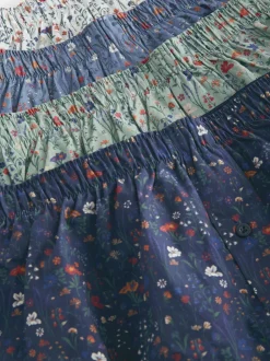 Blue/White/Green Floral 4 pack Woven Pure Boxers
