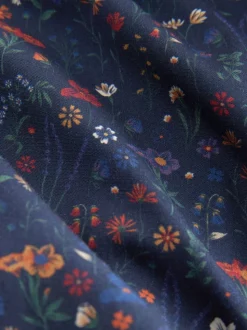 Blue/White/Green Floral 4 pack Woven Pure Boxers