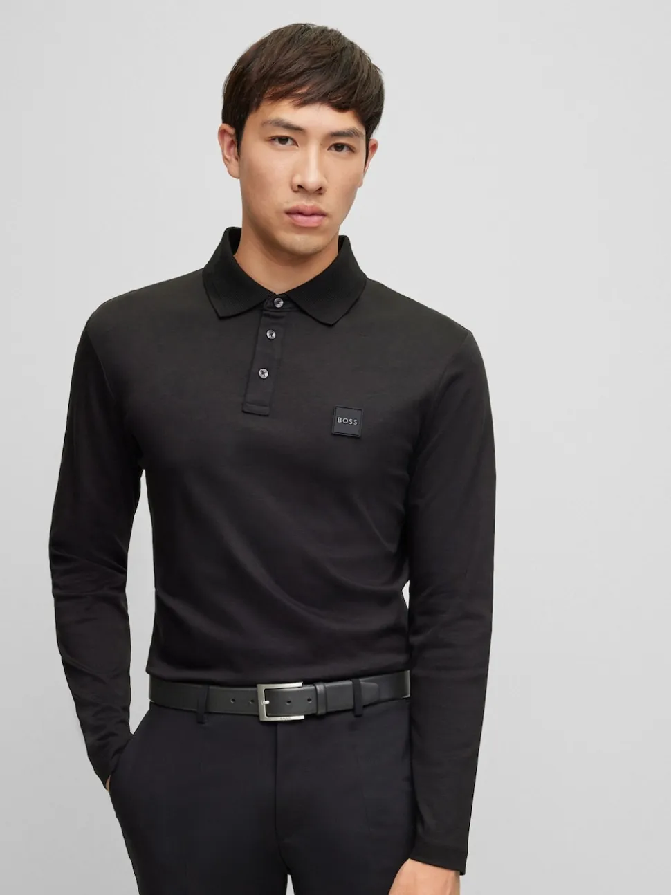 BOSS Black Barnabie Leather Belt