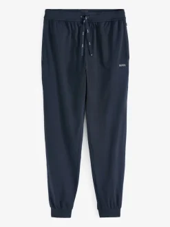 BOSS Black Chrome Stretch Cotton Tracksuit Bottoms
